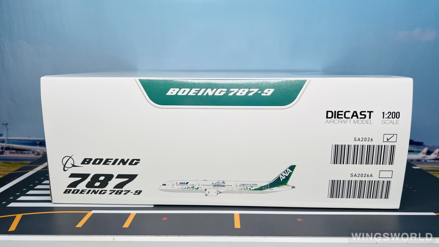 JC Wings 1:200 SA2026 ANA 全日空 Boeing 787-9 JA871A