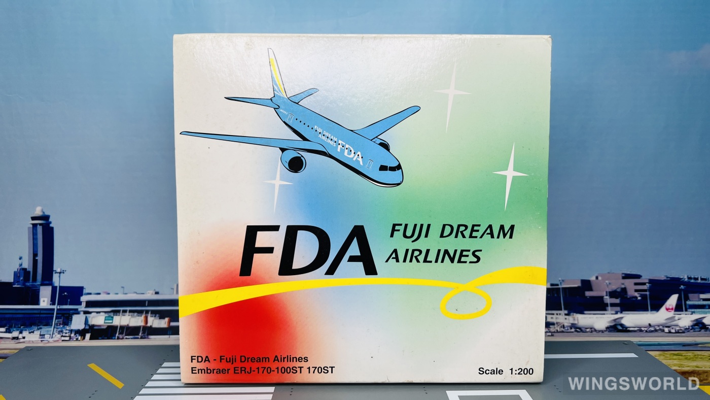 JC Wings 1:200 XX2560 Fuji Dream Airlines 富士梦幻航空 Embraer ERJ-170 JA01FJ