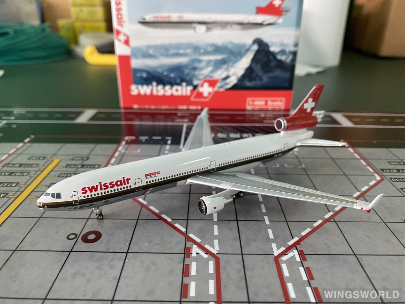 Phoenix 1:400 PH11850 Swissair 瑞士航空 McDonnell Douglas MD-11 HB-IWA
