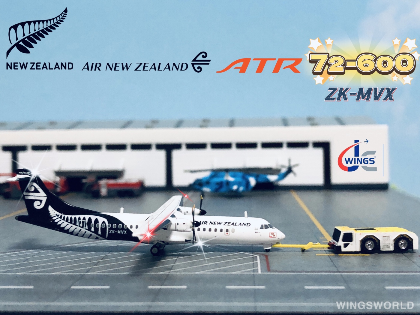 JC Wings 1:400 XX4968 Air New Zealand 新西兰航空 ATR 72 ZK-MVX