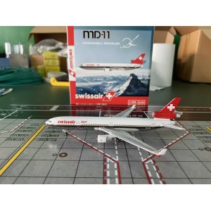 Swissair 瑞士航空 McDonnell Douglas MD-11 HB-IWA  PH11850 Phoenix 1:400