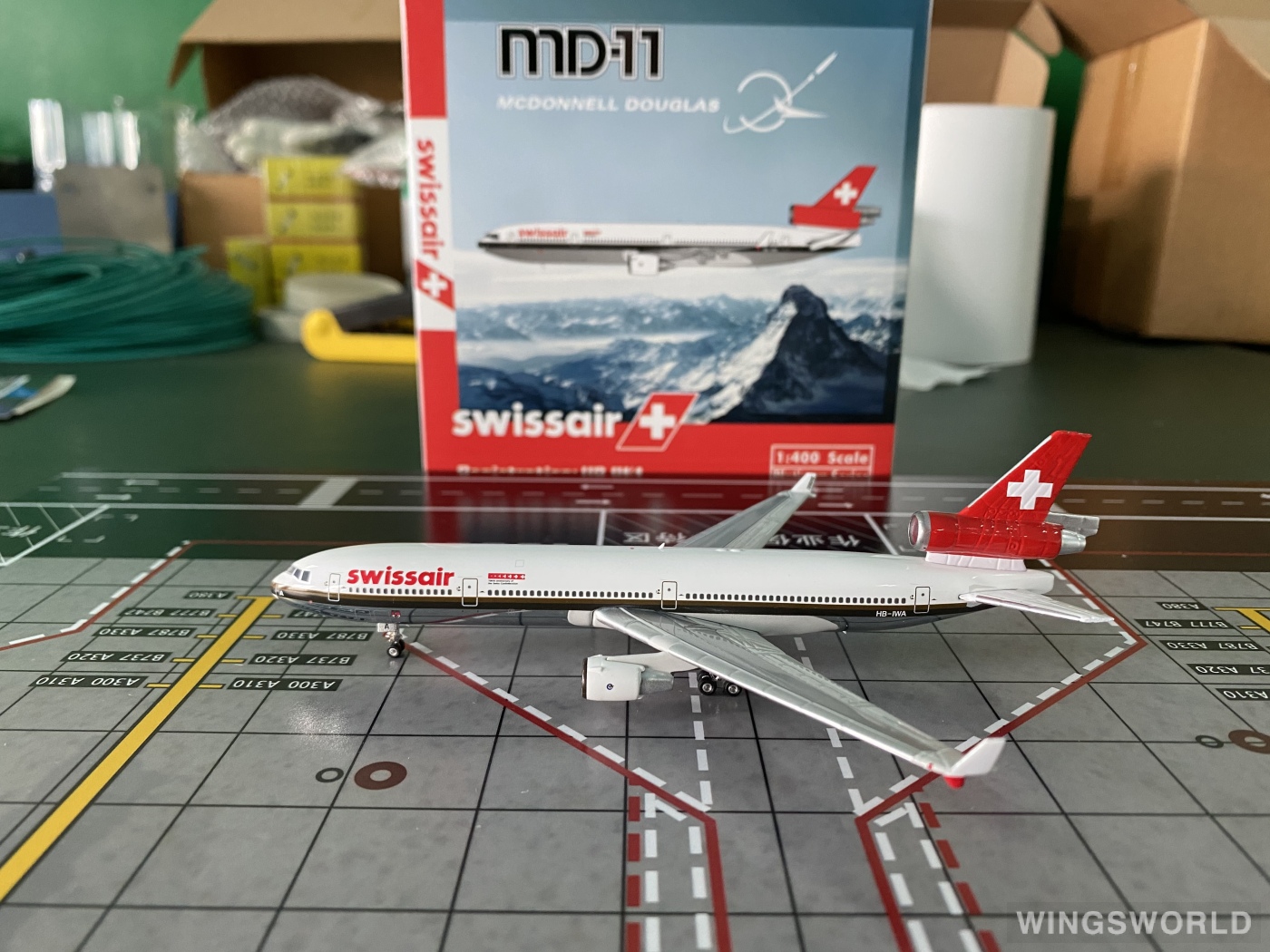 Phoenix 1:400 PH11850 Swissair 瑞士航空 McDonnell Douglas MD-11 HB-IWA