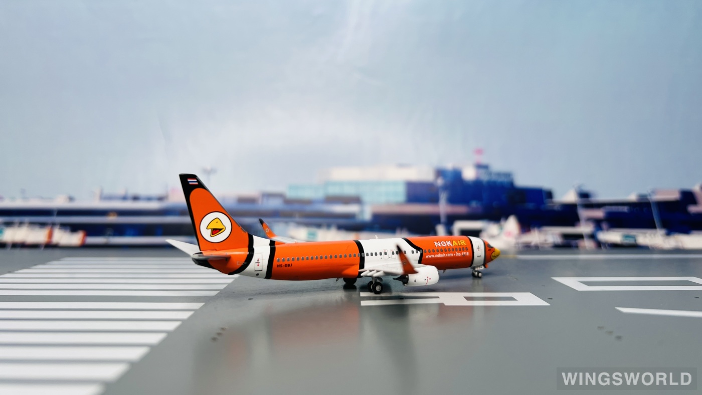 NGmodels 1:400 NG58216 Nok Air 皇雀航空 Boeing 737-800 HS-DBJ