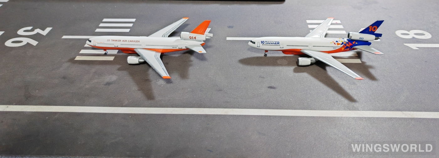 Herpa 1:500 536349 10 Tanker Air Carrier McDonnell Douglas DC-10 N612AX/910