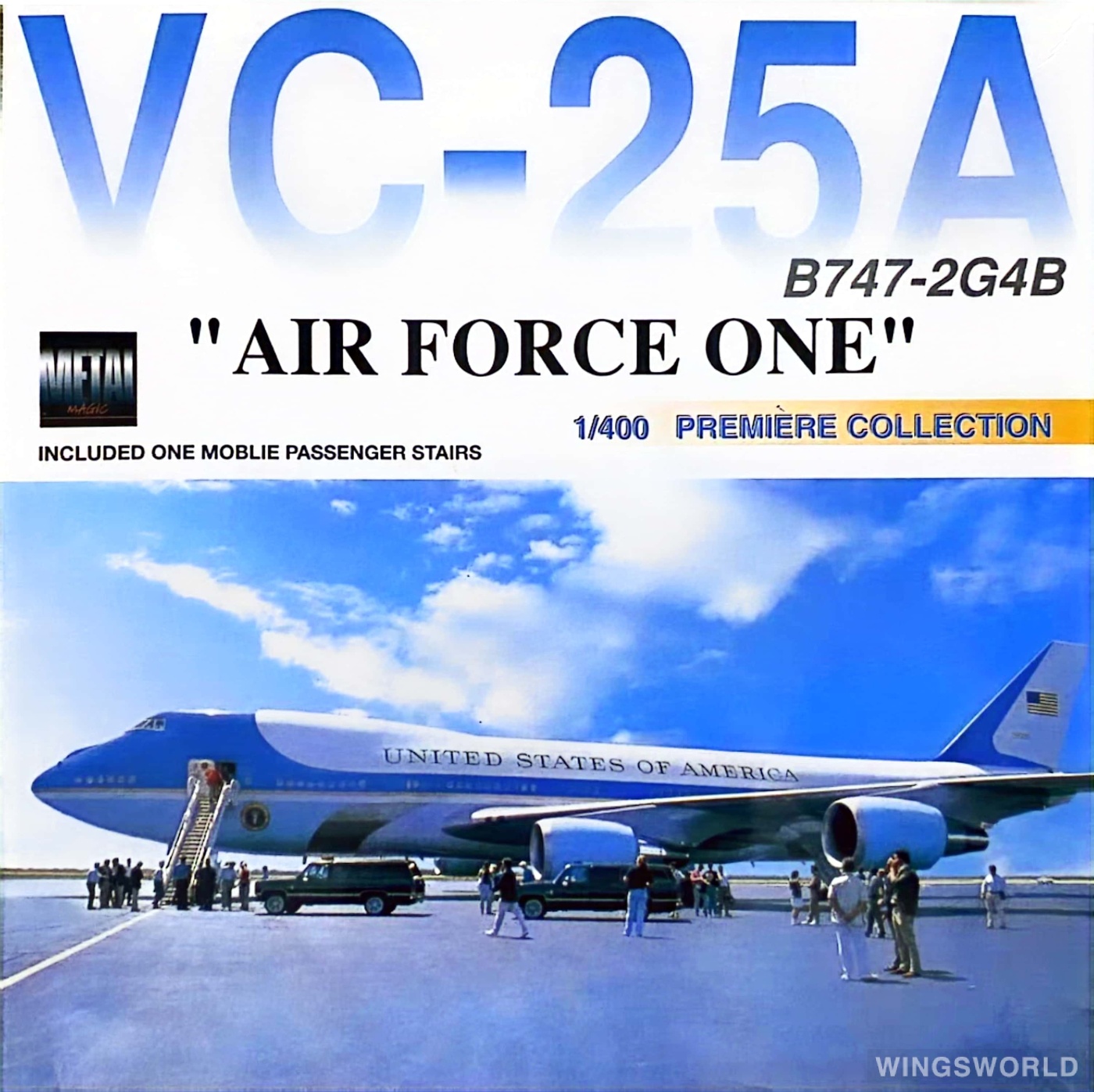 Dragon Models 1:400 55110B USAF 美国空军 Boeing 747-200 29000