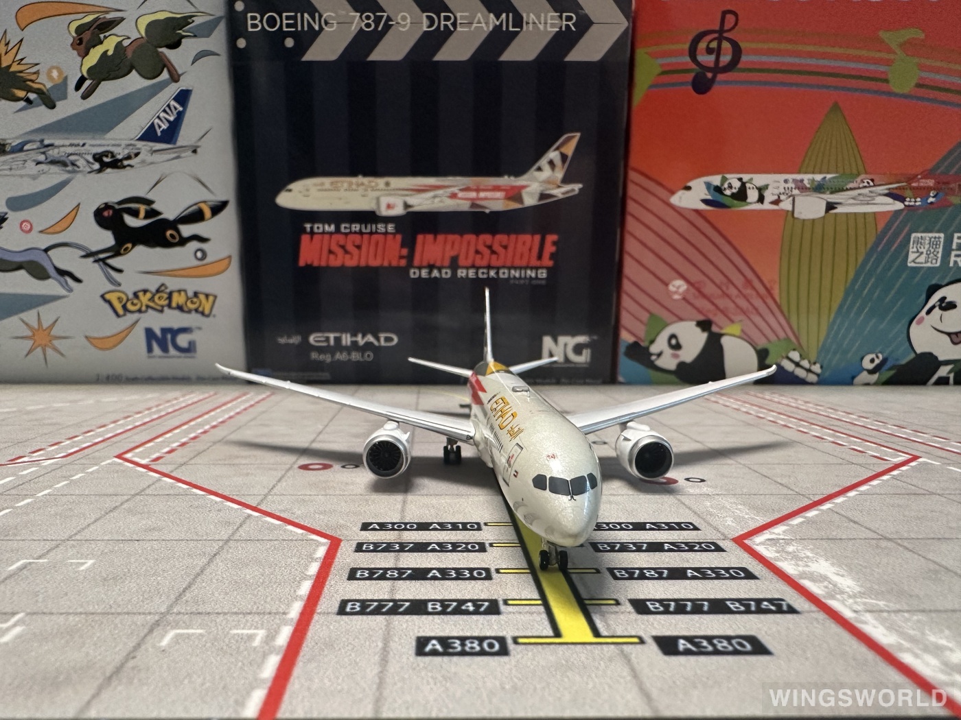 NGmodels 1:400 NG55117 Etihad Airways 阿提哈德航空 Boeing 787-9 A6-BLO