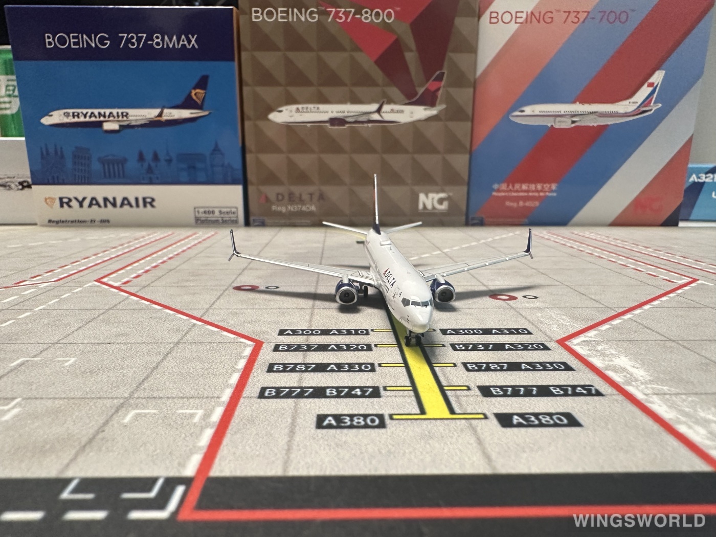 NGmodels 1:400 NG58218 Delta Air Lines 达美航空 Boeing 737-800 N374DA