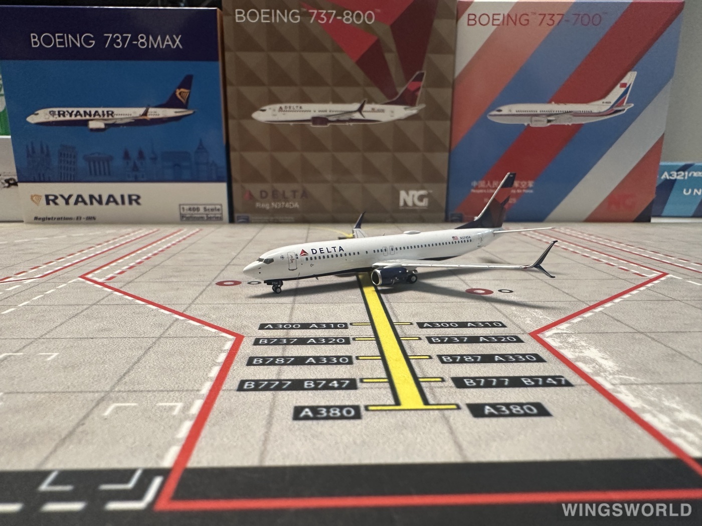 NGmodels 1:400 NG58218 Delta Air Lines 达美航空 Boeing 737-800 N374DA