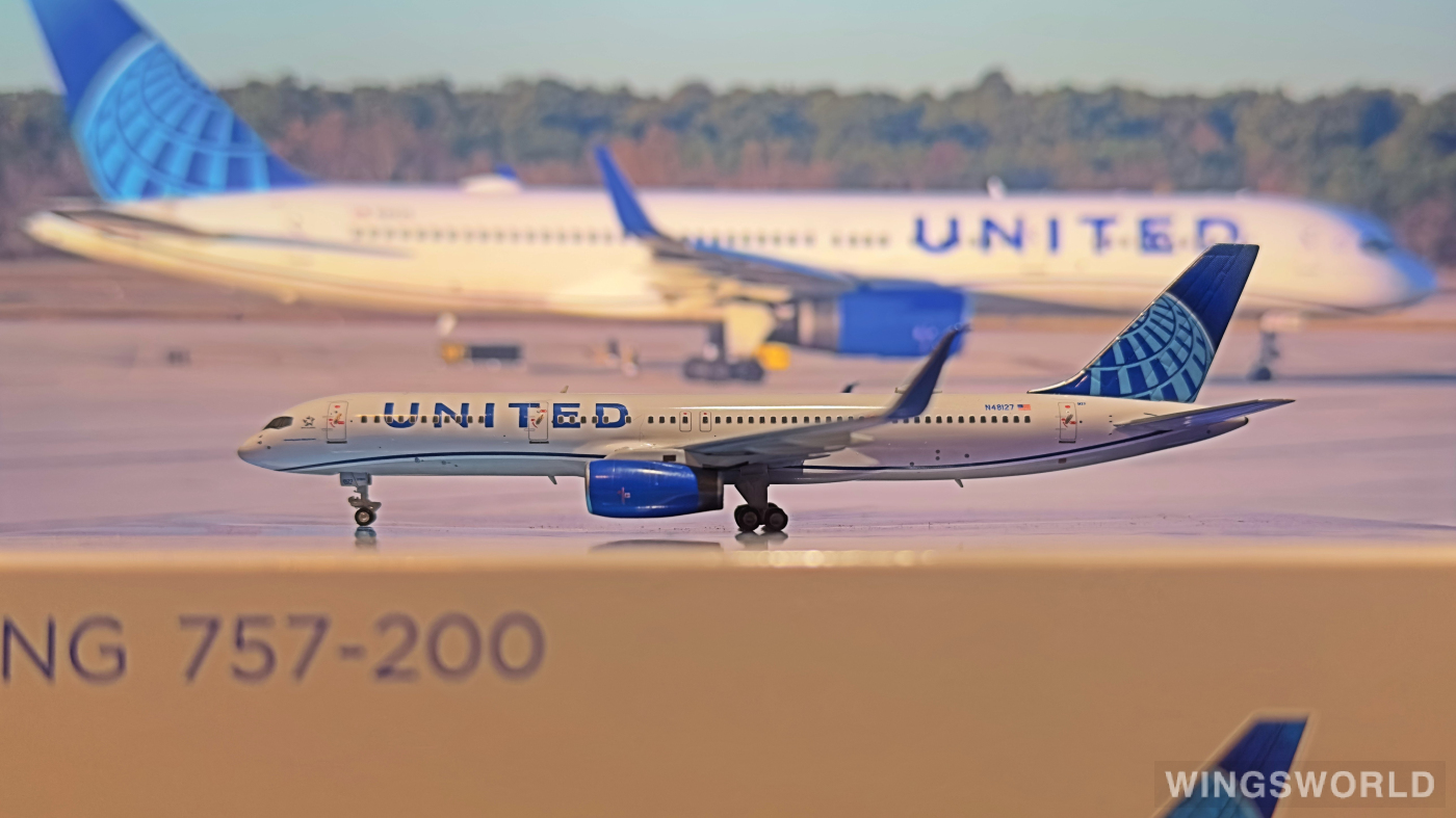 NGmodels 1:400 NG53180 United Airlines 美国联合航空 Boeing 757-200 N48127