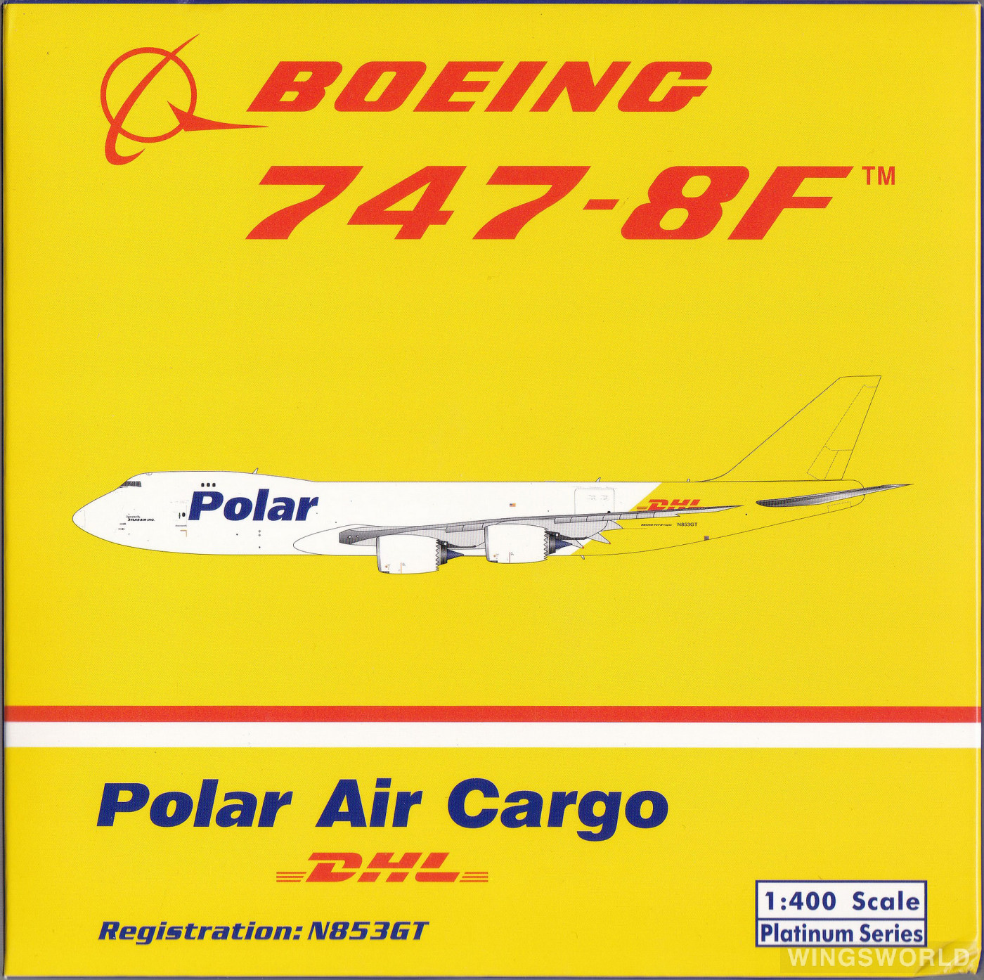 Phoenix 1:400 PH10901 Polar Air Cargo 博立货运航空 Boeing 747-8F N853GT