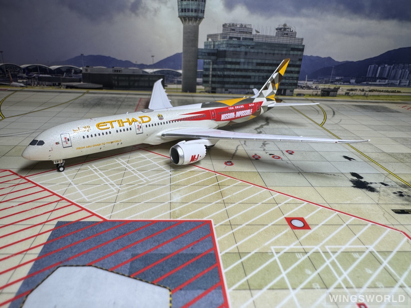 NGmodels 1:400 NG55117 Etihad Airways 阿提哈德航空 Boeing 787-9 A6-BLO