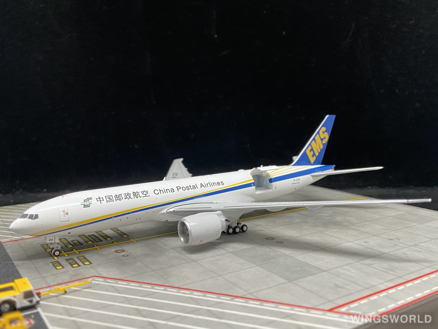 JC Wings 1:400 LH4335C China Postal Airlines 中国邮政航空 Boeing 777-200LR B-221X