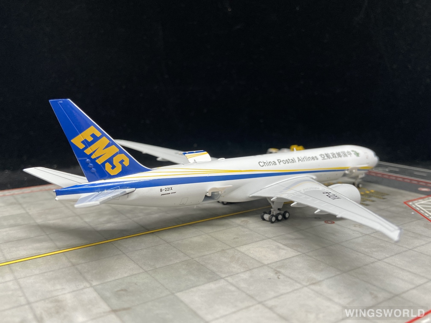 JC Wings 1:400 LH4335C China Postal Airlines 中国邮政航空 Boeing 777-200LR B-221X