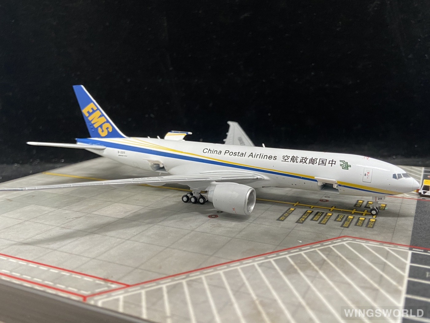 JC Wings 1:400 LH4335C China Postal Airlines 中国邮政航空 Boeing 777-200LR B-221X