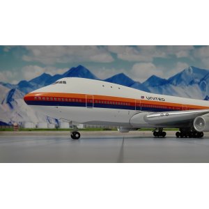 United Airlines 美国联合航空 Boeing 747-100 N155UA  BBX41668A AeroClassics 1:400