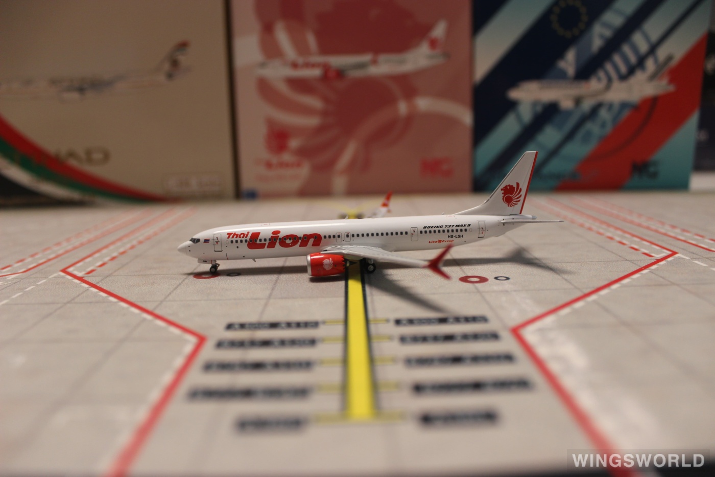NGmodels 1:400 NG89011 Lion Air 狮子航空 Boeing 737 MAX 9 HS-LSH