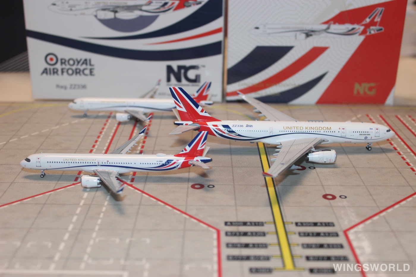 NGmodels 1:400 NG13071 RAF 英国皇家空军 Airbus A321neo G-GBNI