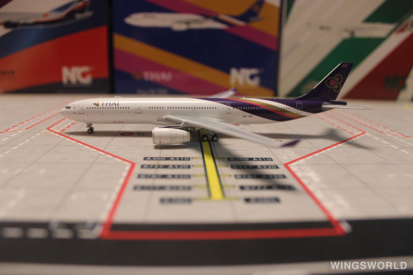 NGmodels 1:400 NG62002 Thai Airways 泰国国际航空 Airbus A330-300 HS-TER