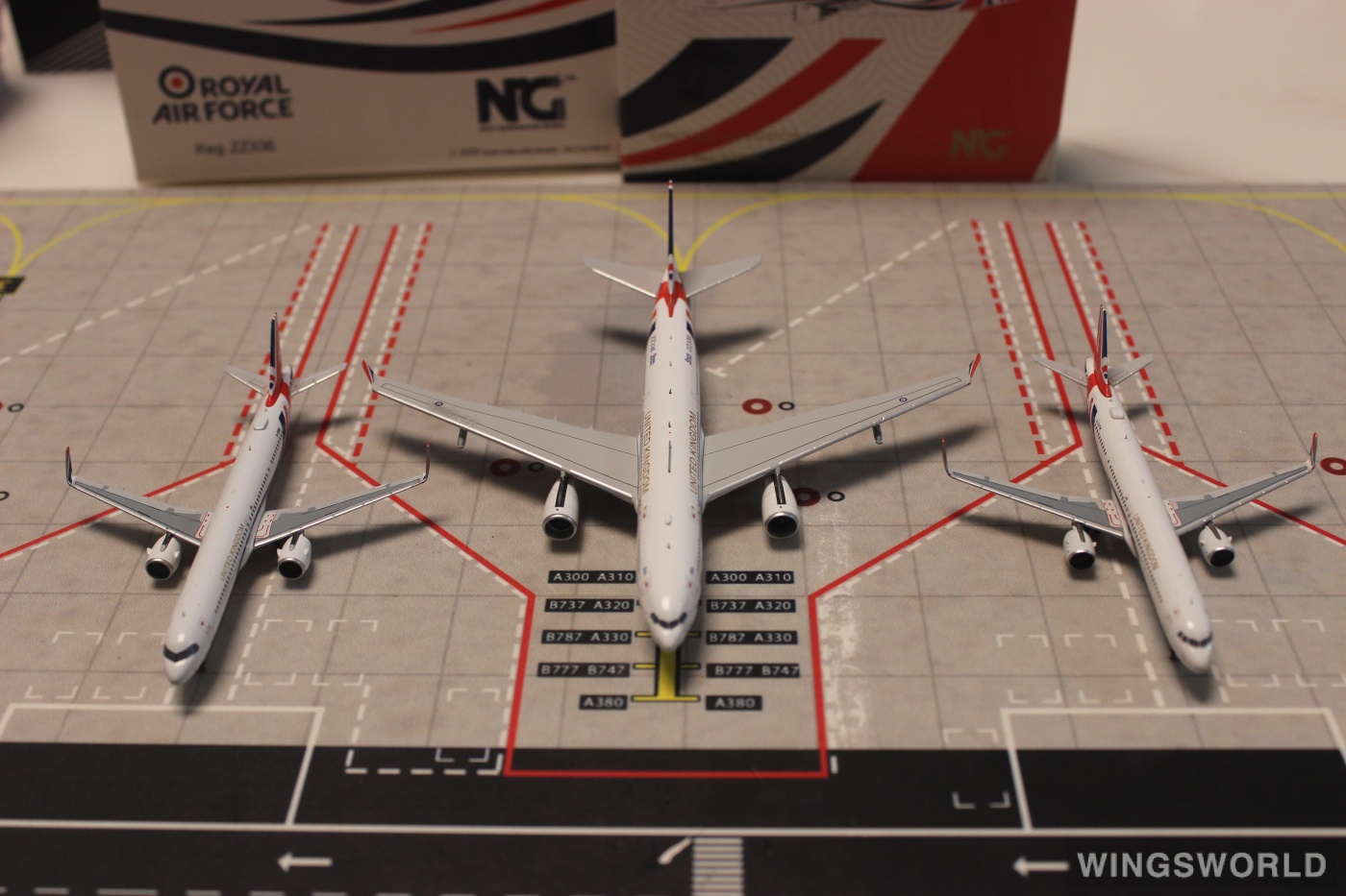 NGmodels 1:400 NG13071 RAF 英国皇家空军 Airbus A321neo G-GBNI