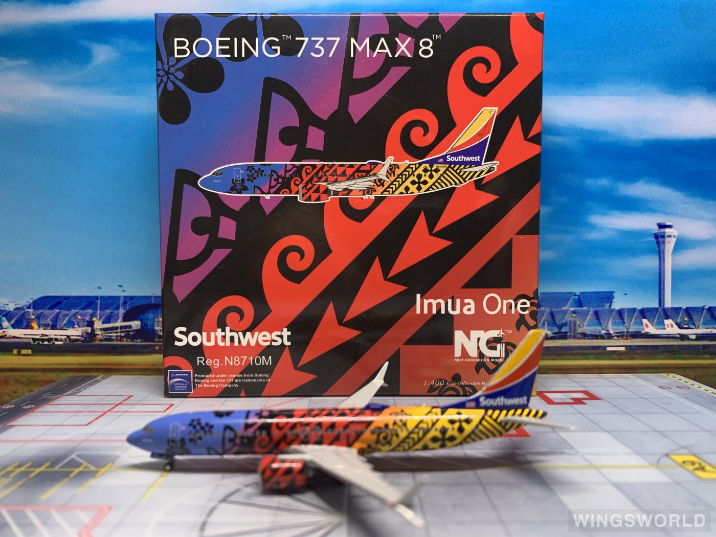 NGmodels 1:400 NG88016 Southwest Airlines 美国西南航空 Boeing 737 MAX 8 N8710M