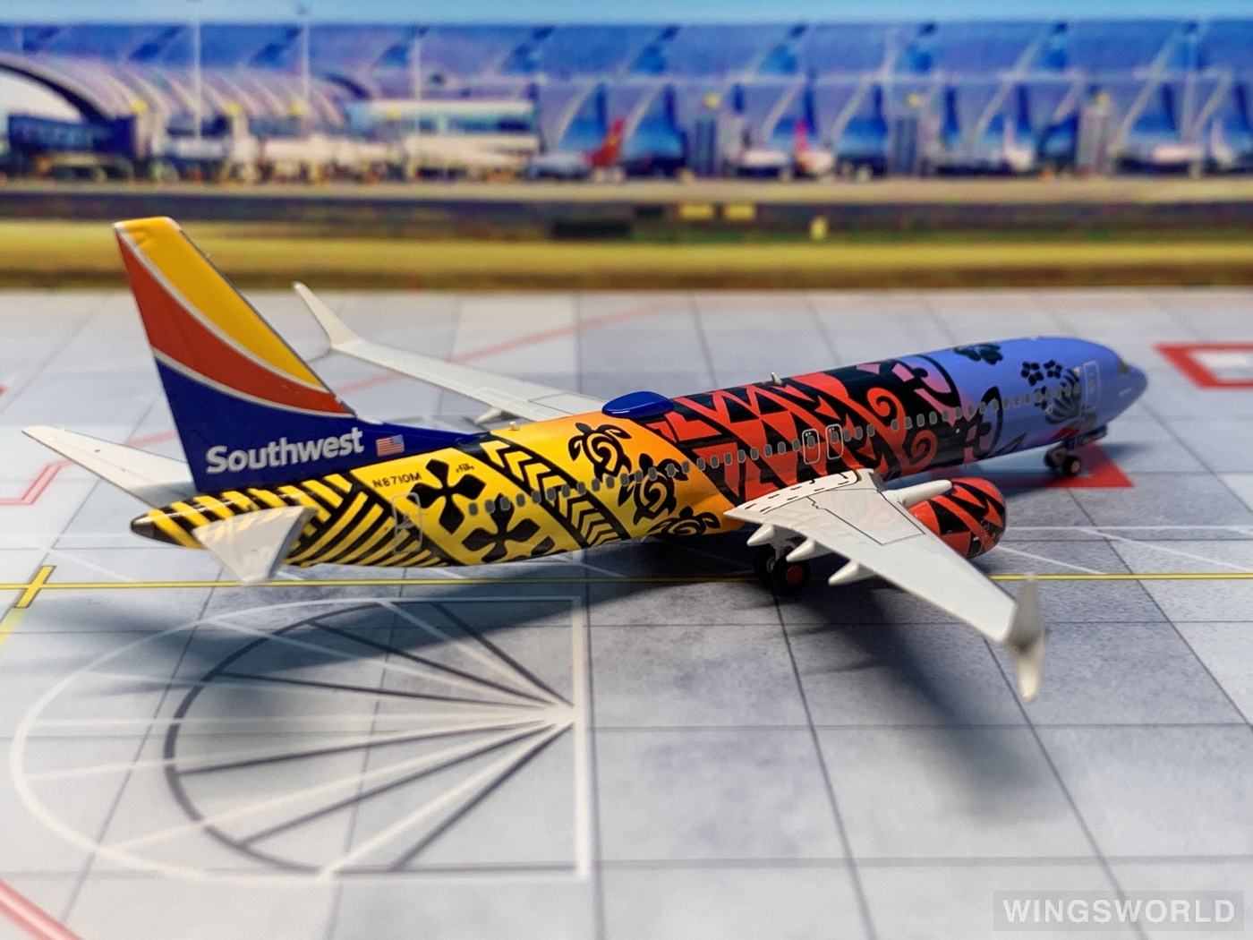 NGmodels 1:400 NG88016 Southwest Airlines 美国西南航空 Boeing 737 MAX 8 N8710M
