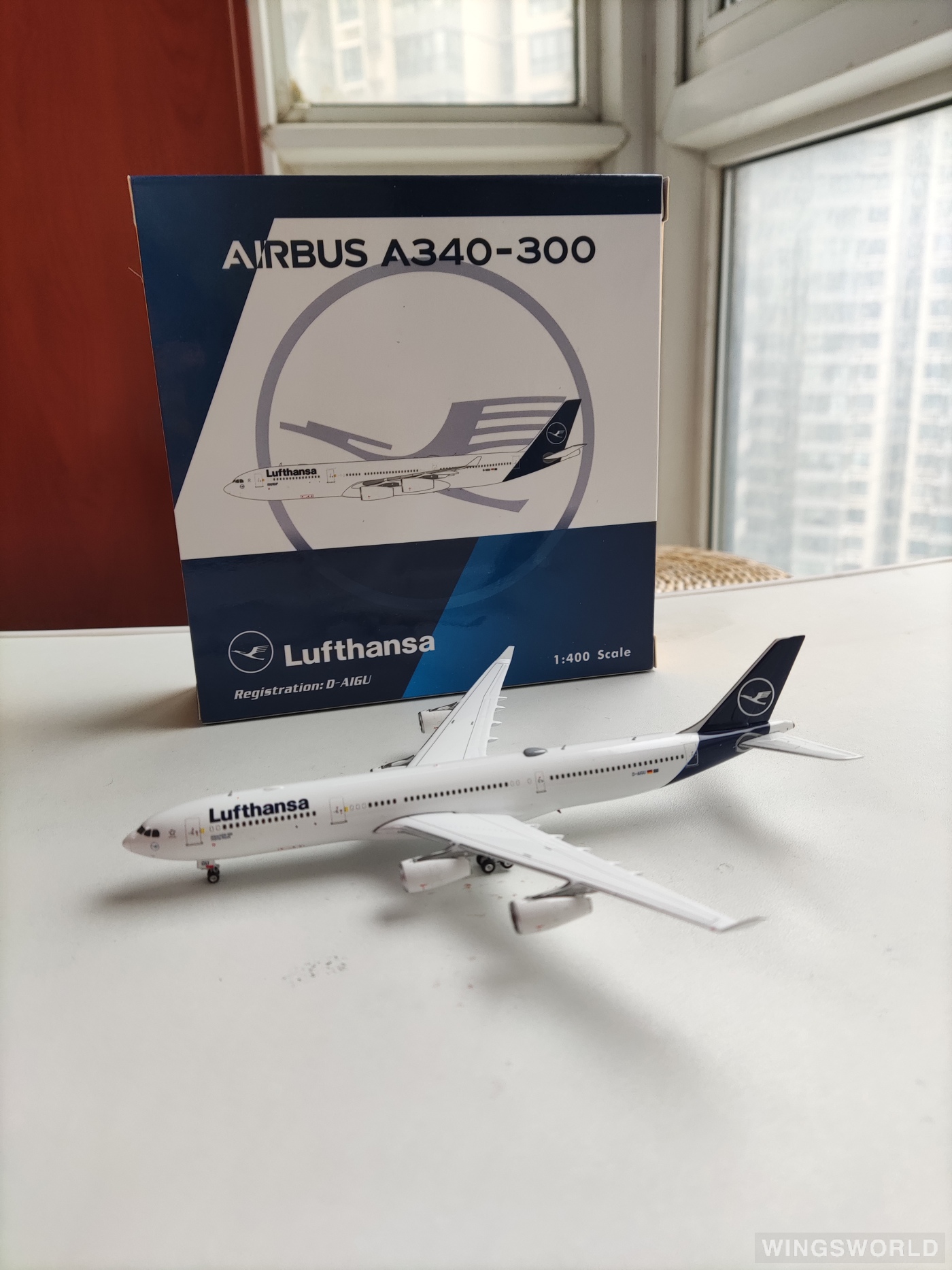 Phoenix 1:400 PH04547 Lufthansa 汉莎航空 Airbus A340-300 D-AIGU