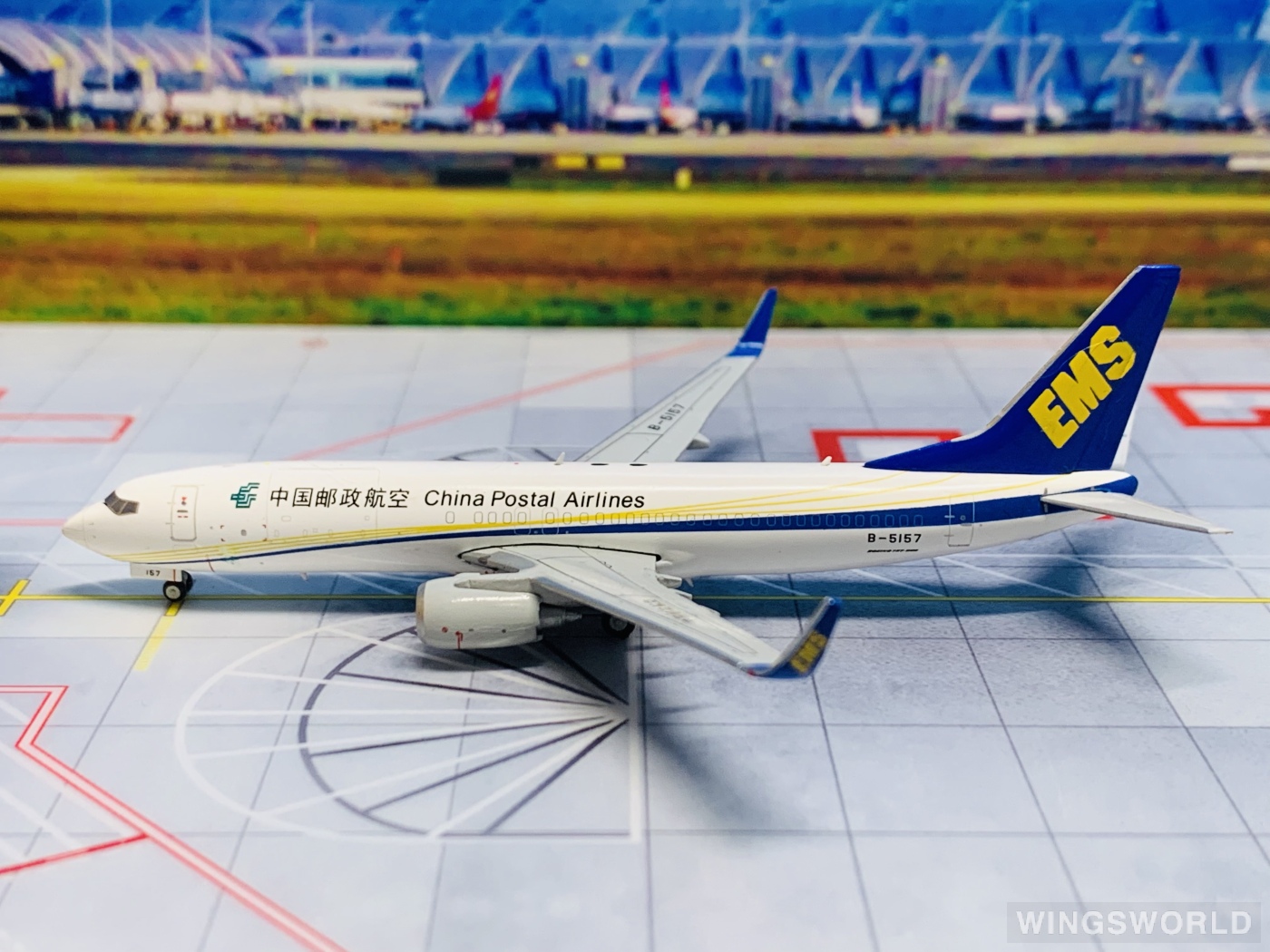 JC Wings 1:400 LH4164 China Postal Airlines 中国邮政航空 Boeing 737-800 B-5157