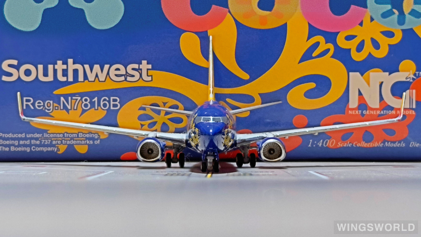 NGmodels 1:400 NG77031 Southwest Airlines 美国西南航空 Boeing 737-700 N7816B