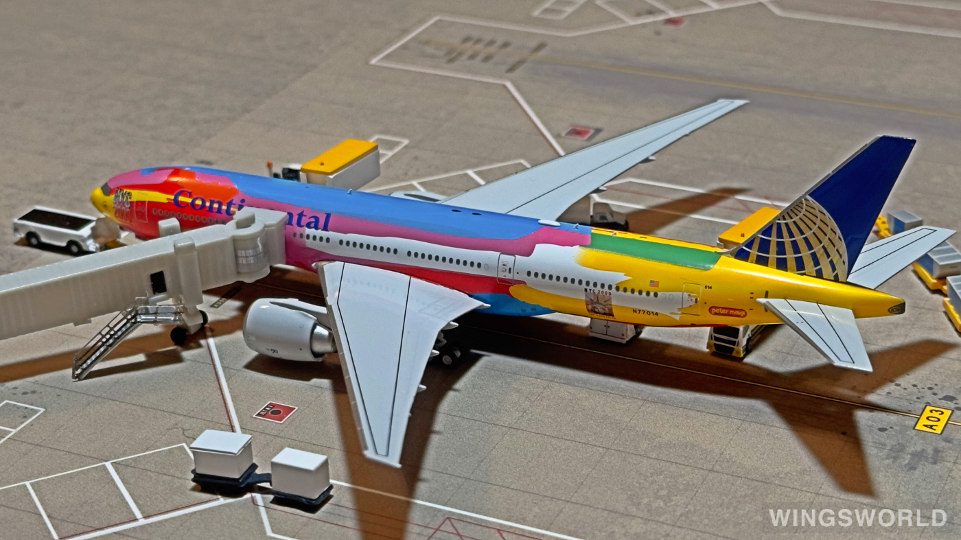 NGmodels 1:400 NG72005 Continental Airlines 美国大陆航空 Boeing 777-200ER N77014