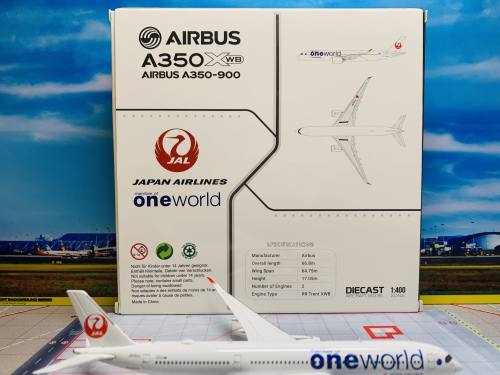 JC Wings 1:400 Airbus A350-900 Japan Airlines 日本航空SA4003
