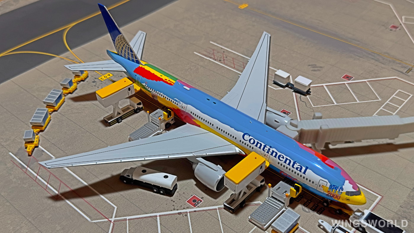 NGmodels 1:400 NG72005 Continental Airlines 美国大陆航空 Boeing 777-200ER N77014