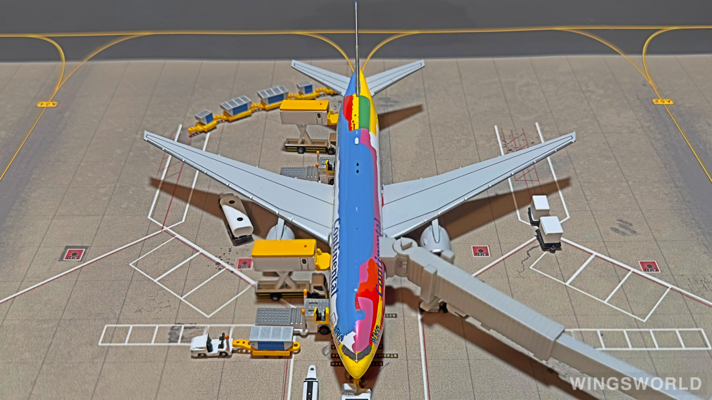 NGmodels 1:400 NG72005 Continental Airlines 美国大陆航空 Boeing 777-200ER N77014