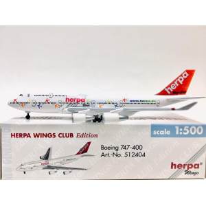 Northwest Airlines 美国西北航空 Boeing 747-400 N670US  504096 Herpa 1:500
