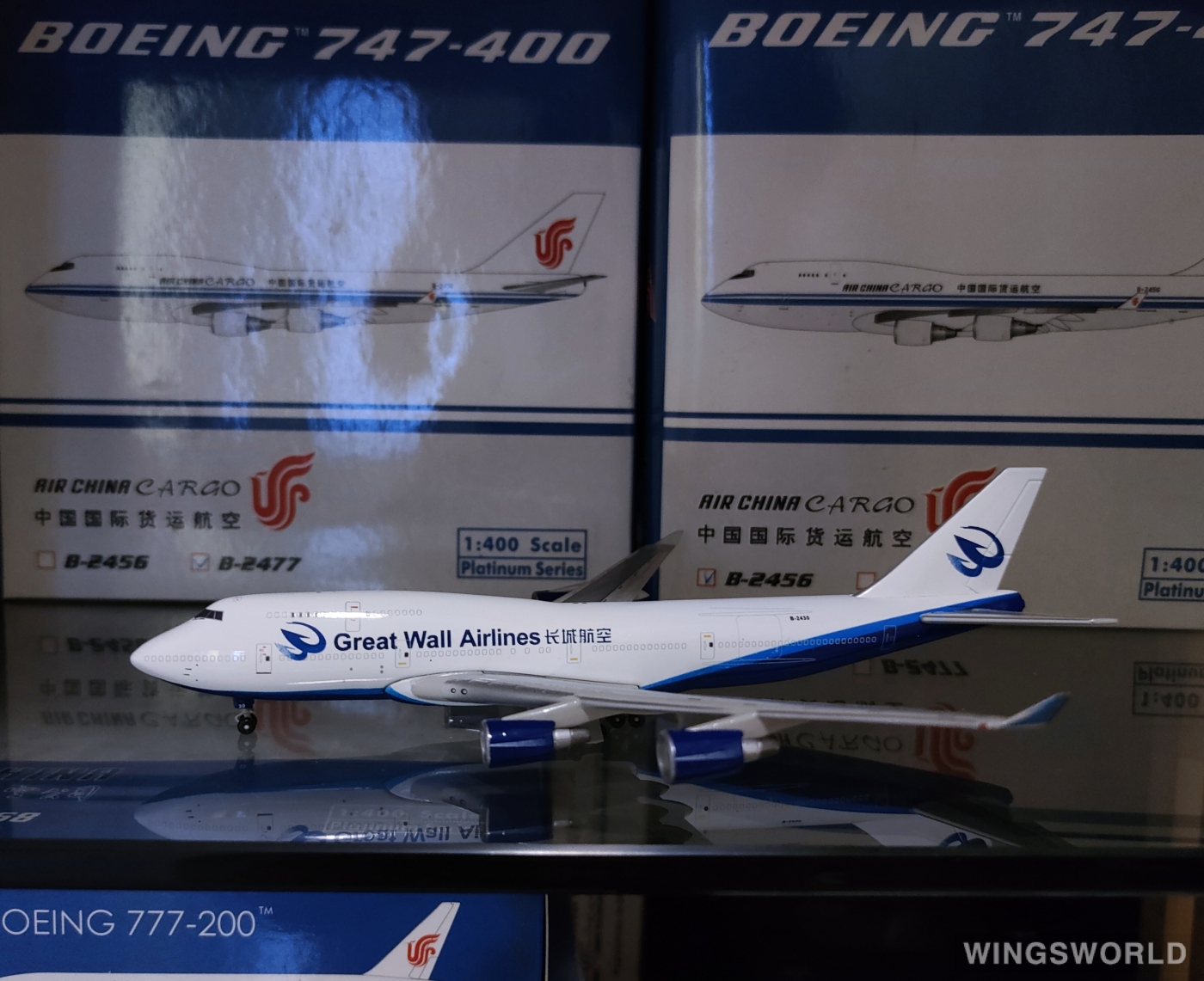 SKY400 1:400 SKY08-004 Great Wall Airlines 长城航空 Boeing 747-400 B-2430