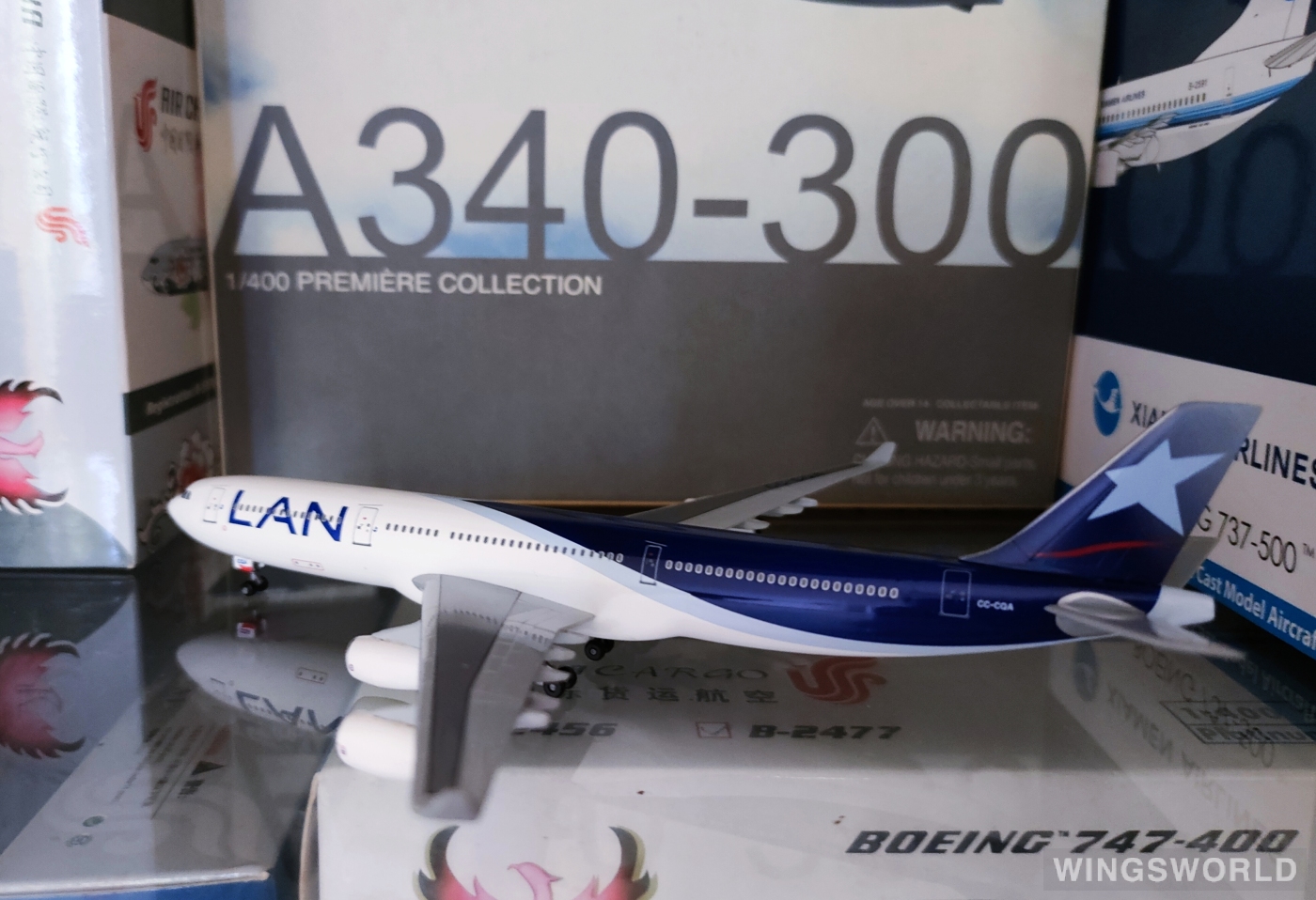 Dragon Models 1:400 55895 LAN Airlines 智利航空 Airbus A340-300 CC-CQA