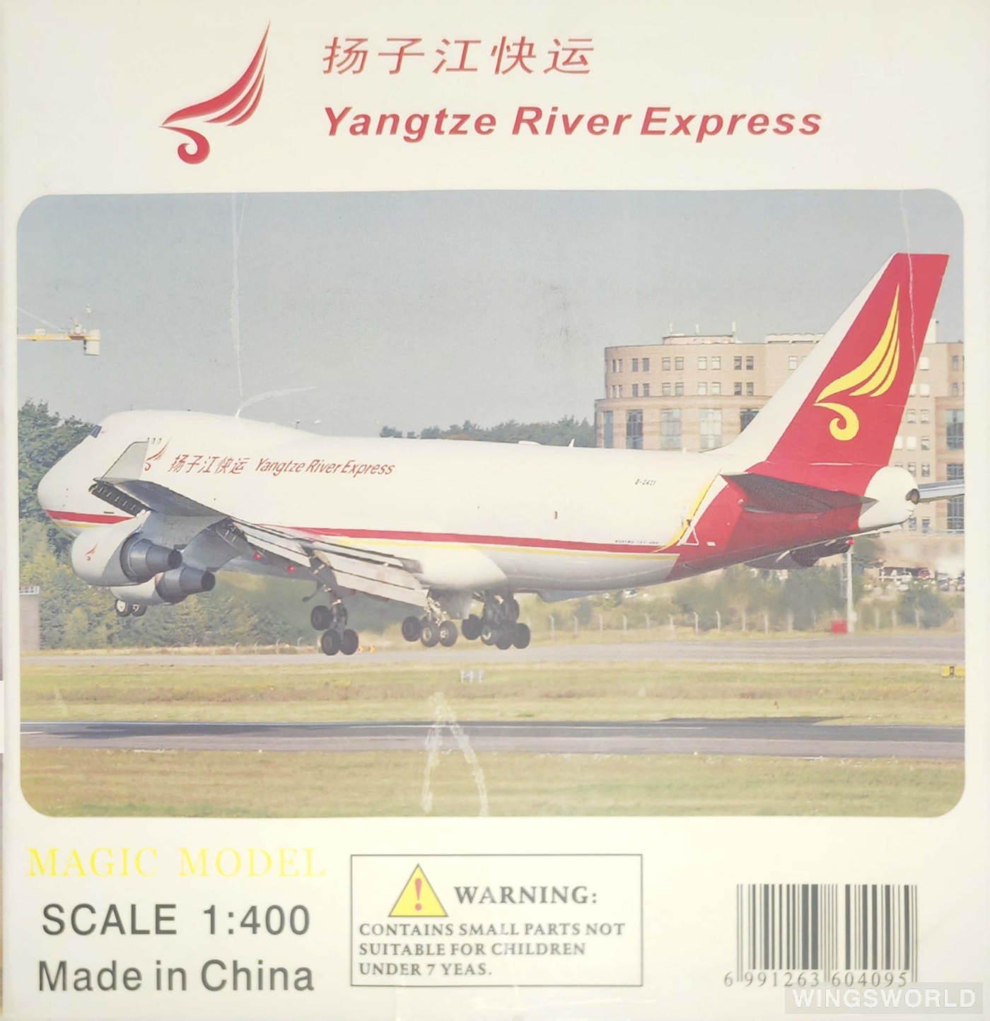 Magic 1:400 604095 Yangtze River Express 扬子江快运航空 Boeing 747-400 B-2431