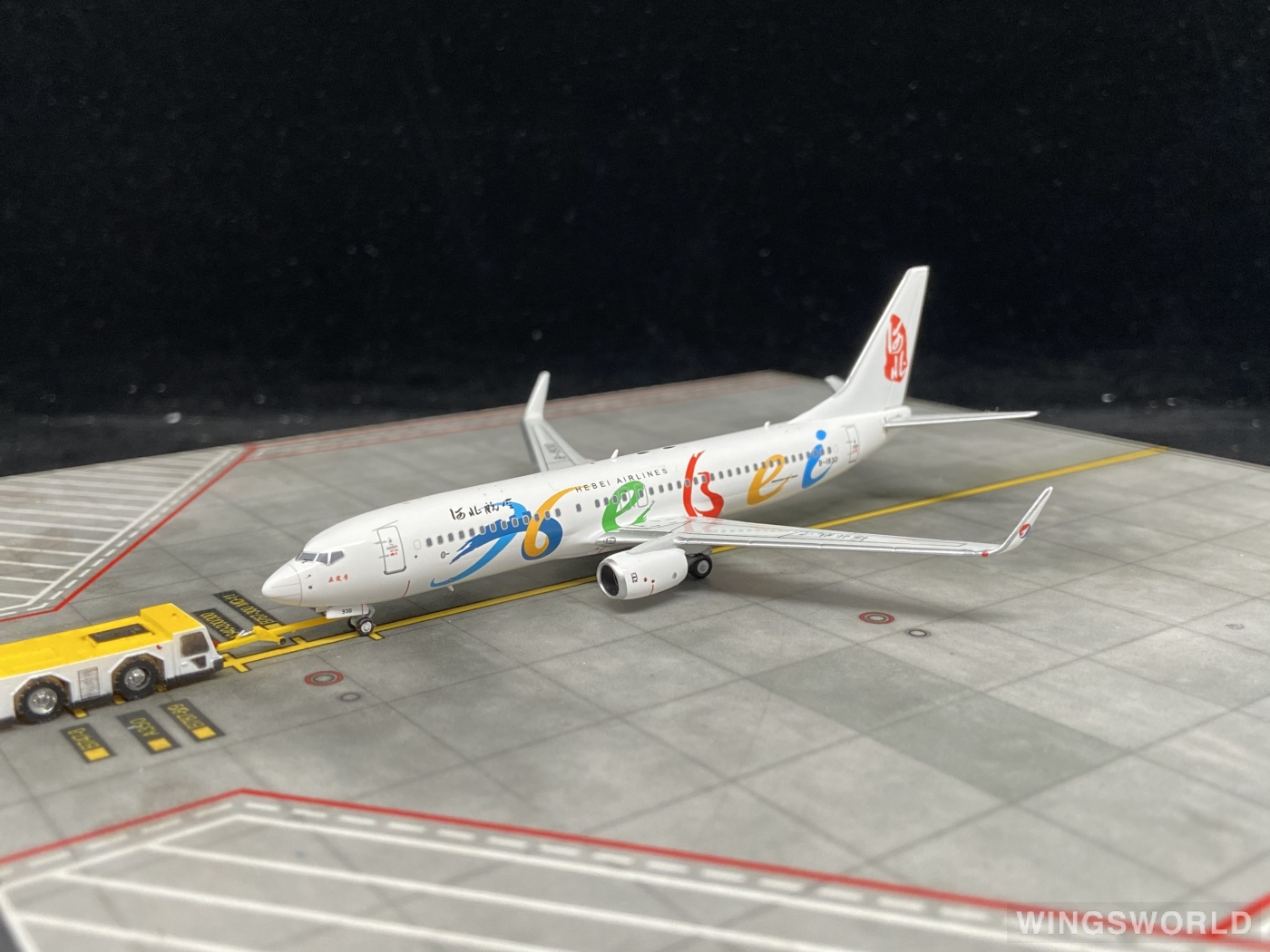 NGmodels 1:400 NG58058 Hebei Airlines 河北航空 Boeing 737-800 B-1930