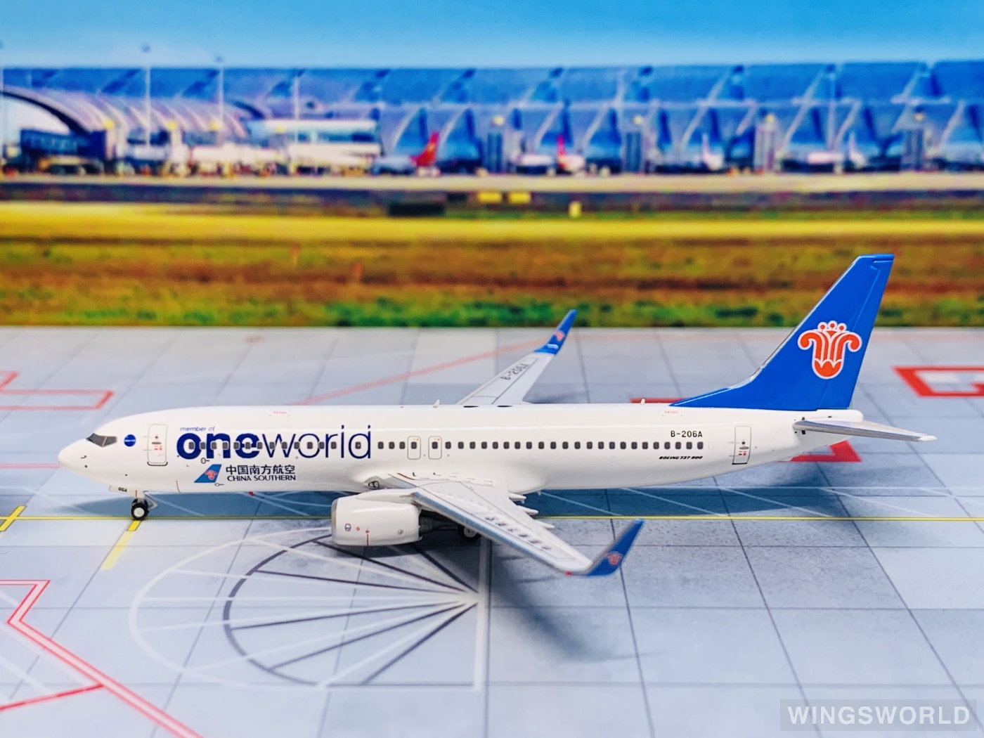 Pandamodel 1:400 73802 China Southern 中国南方航空 Boeing 737-800 B-206A