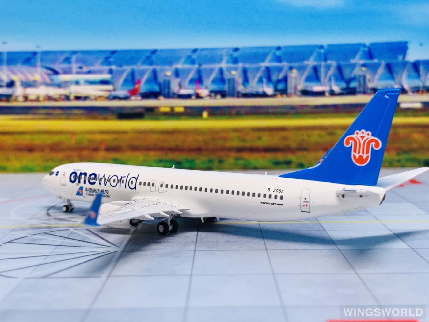 Pandamodel 1:400 73802 China Southern 中国南方航空 Boeing 737-800 B-206A