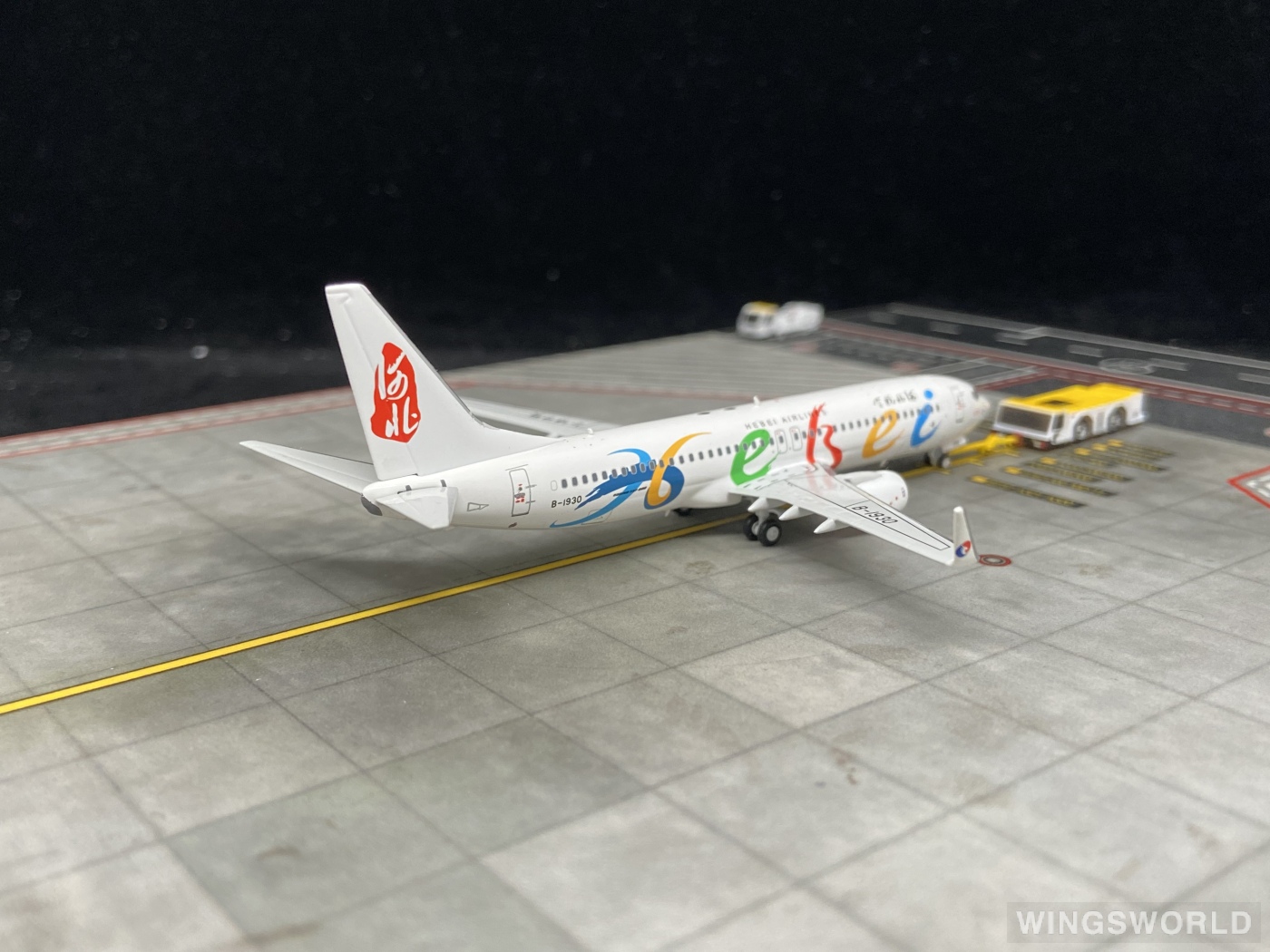 NGmodels 1:400 NG58058 Hebei Airlines 河北航空 Boeing 737-800 B-1930