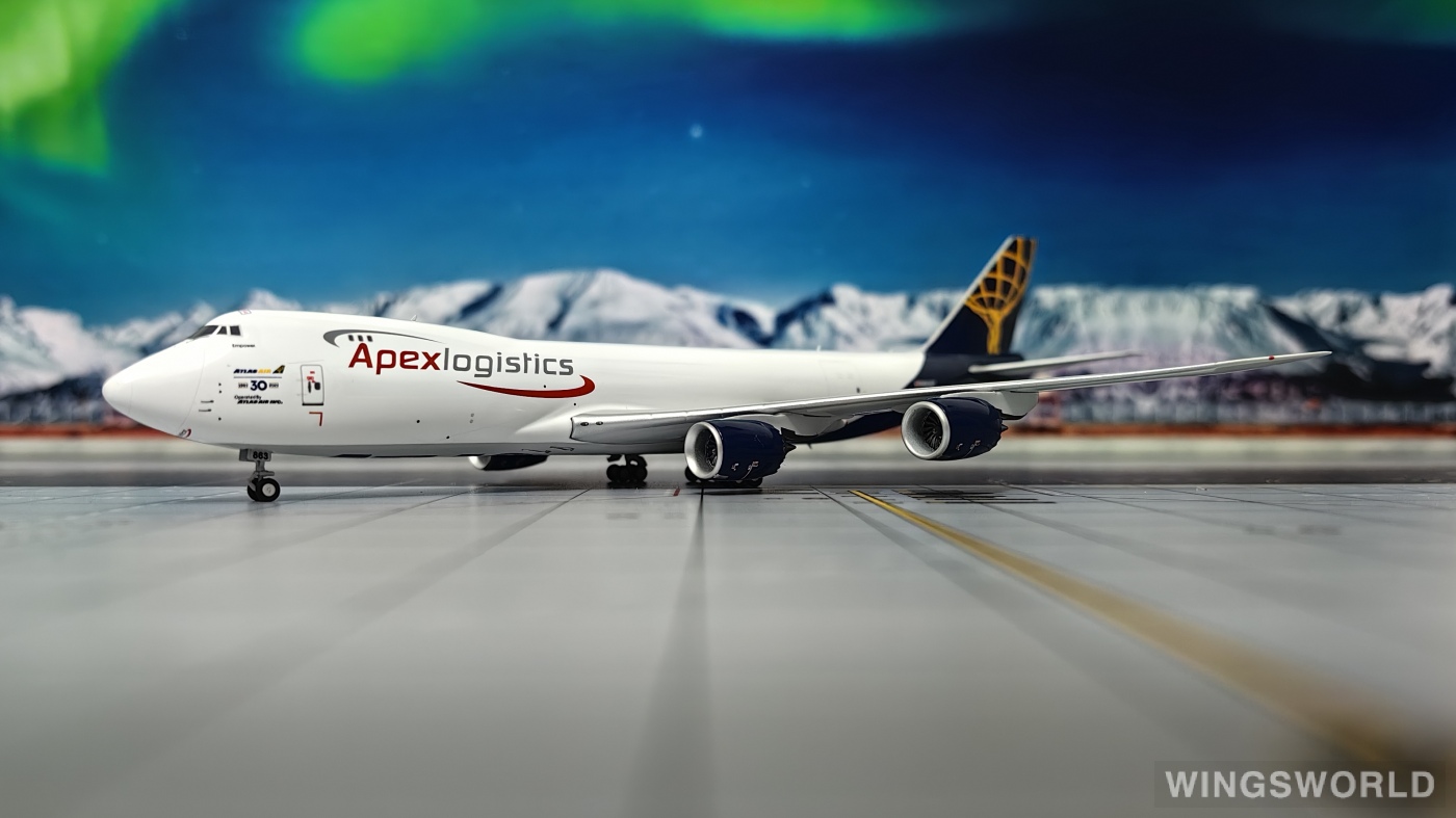 NGmodels 1:400 NG78015 Atlas Air 阿特拉斯航空 Boeing 747-8F N863GT