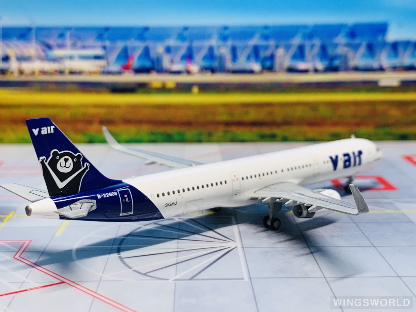 JC Wings 1:400 LH4022 V air 威航 Airbus A321 B-22608
