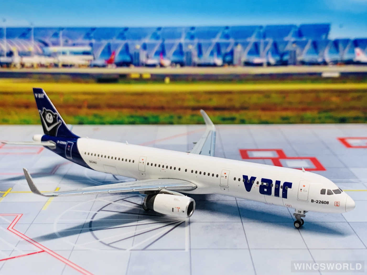 JC Wings 1:400 LH4022 V air 威航 Airbus A321 B-22608