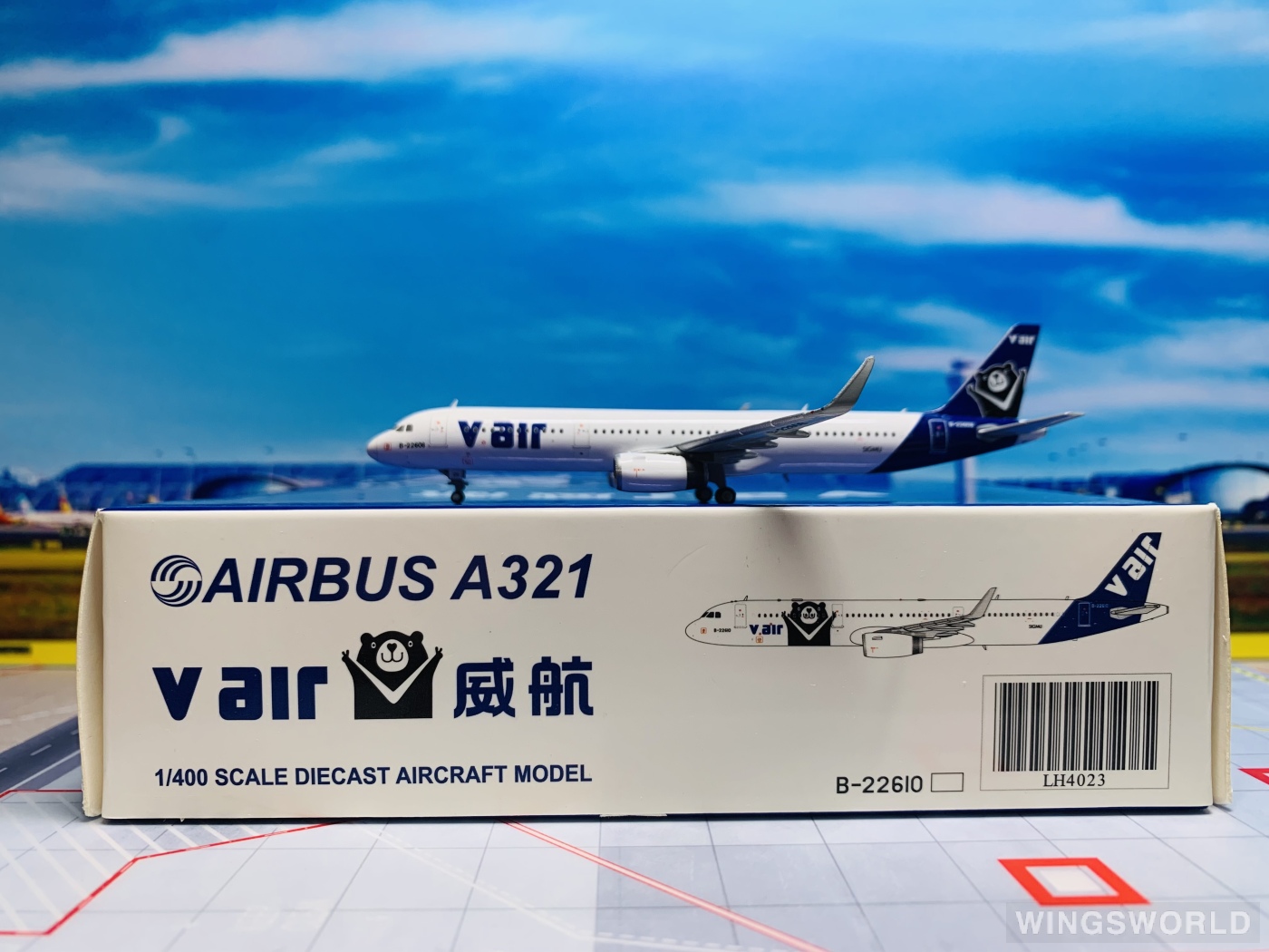 JC Wings 1:400 LH4022 V air 威航 Airbus A321 B-22608