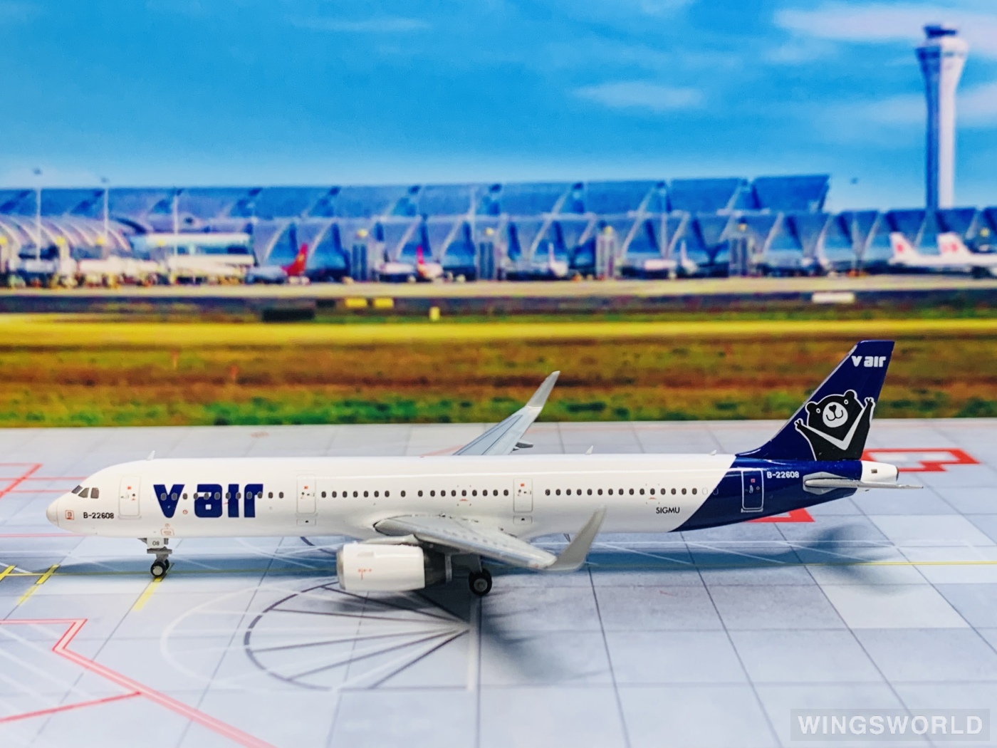 JC Wings 1:400 LH4022 V air 威航 Airbus A321 B-22608