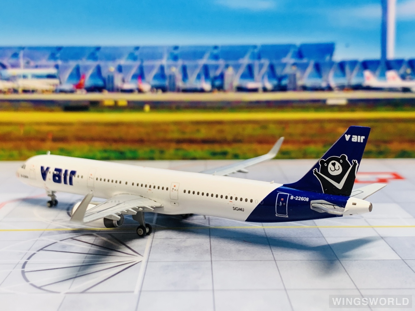 JC Wings 1:400 LH4022 V air 威航 Airbus A321 B-22608