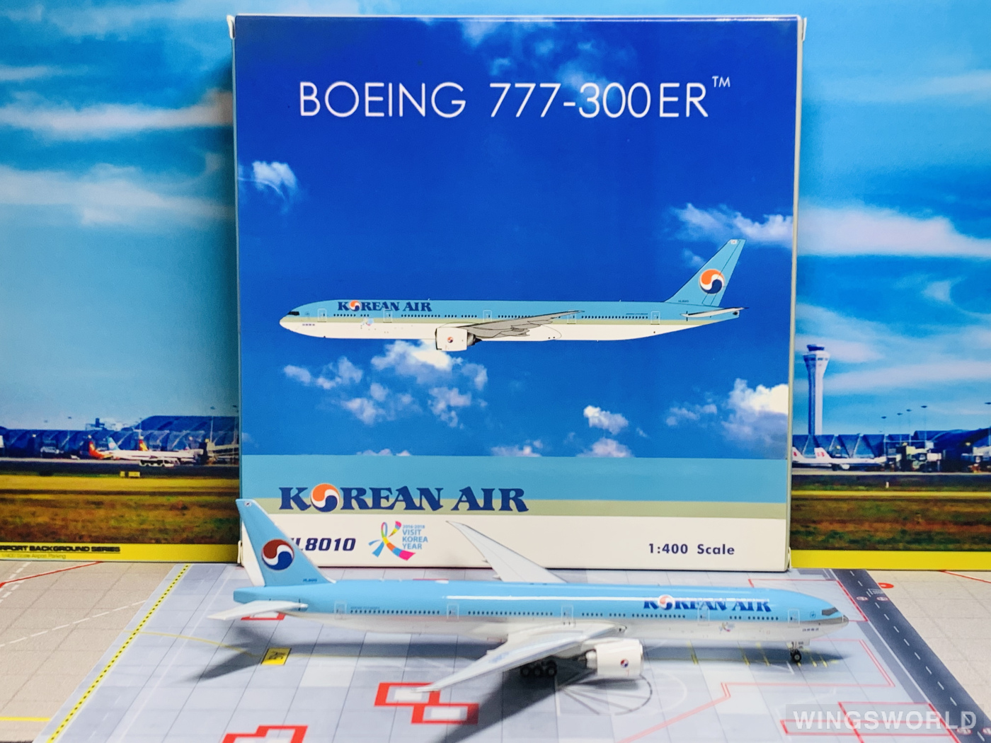 Phoenix 1:400 PH04216 Korean Air 大韩航空 Boeing 777-300ER HL8010