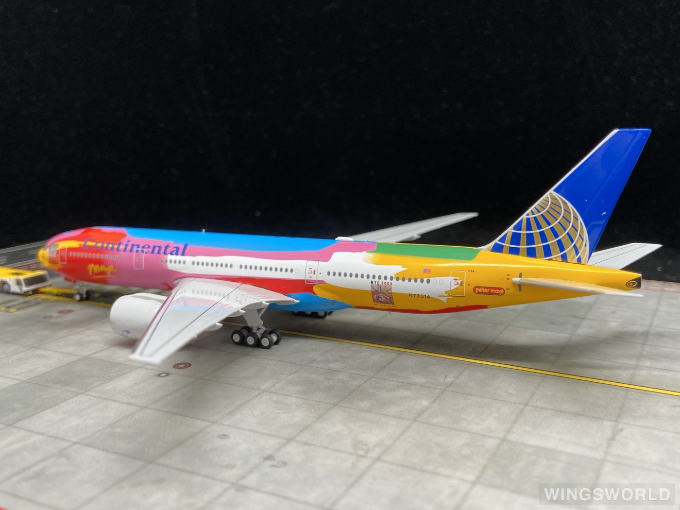 NGmodels 1:400 NG72005 Continental Airlines 美国大陆航空 Boeing 777-200ER N77014