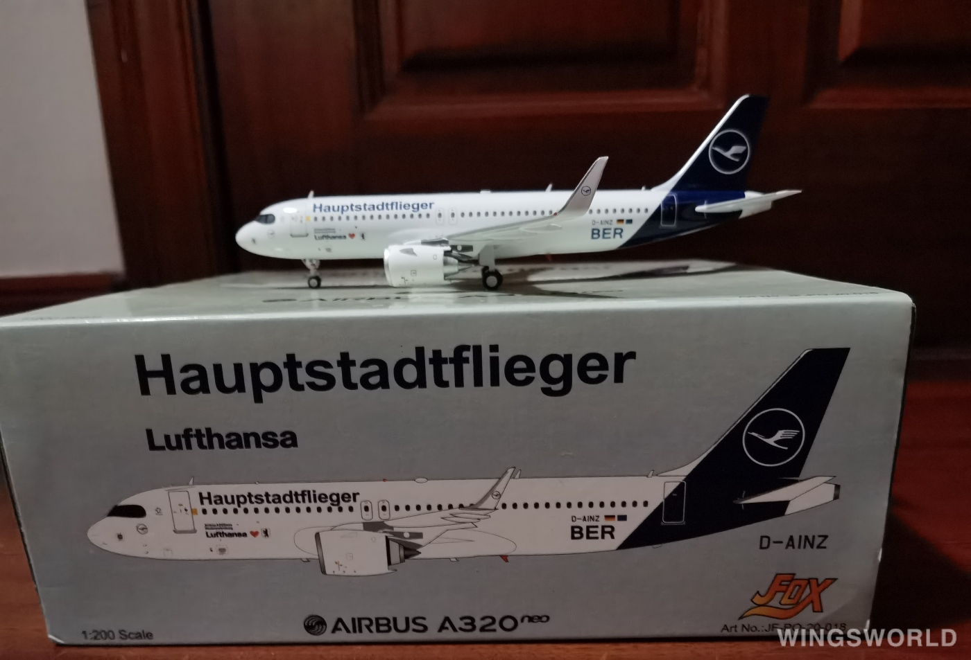 JFOX 1:200 JF-PO-20-018 Lufthansa 汉莎航空 Airbus A320neo D-AINZ
