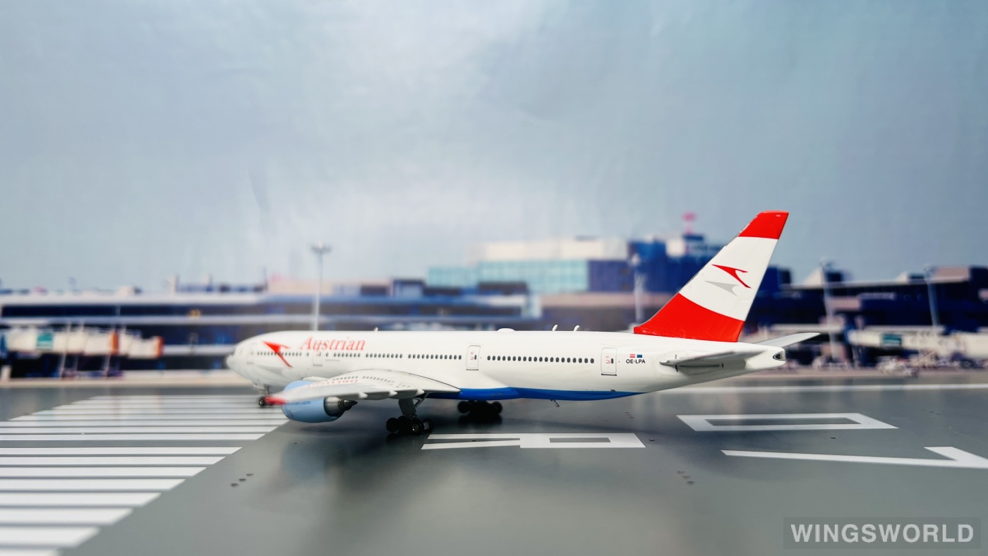 Phoenix 1:400 PH10918 Austrian Airlines 奥地利航空 Boeing 777-200 OE-LPA